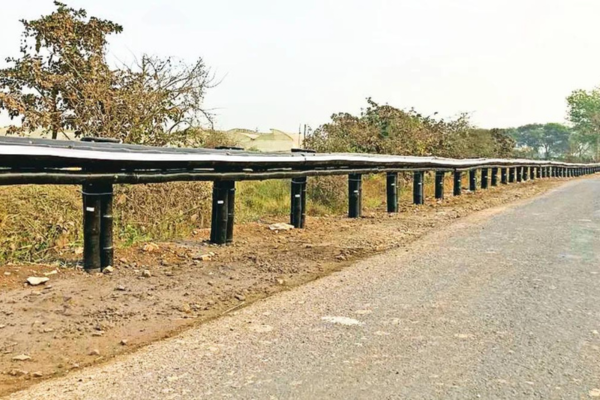 Bamboo Crash Barrier