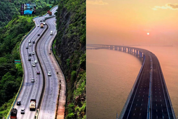 Atal Setu and Mumbai Pune Highway