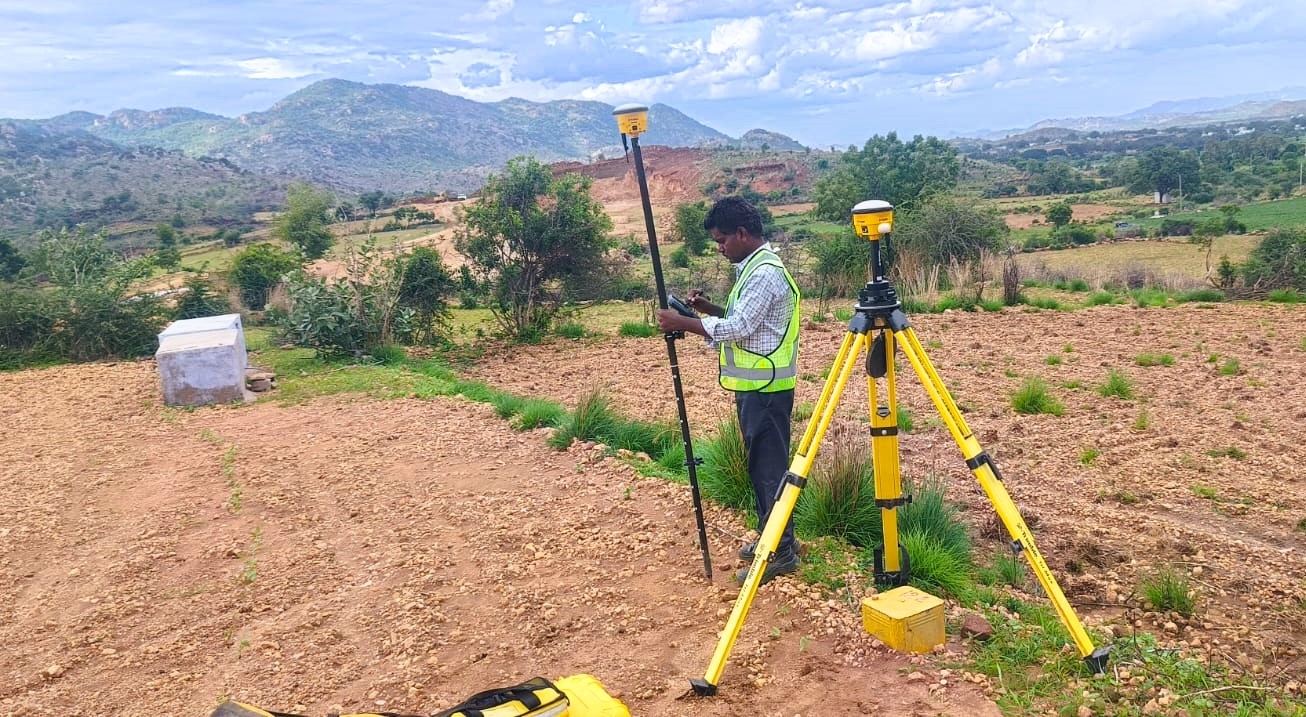 Survey with DGPS at RPIPL site